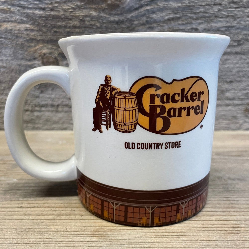 Cracker Barrel Checkerboard Restaurant Mug